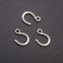 Horseshoe Pendant Findings, 10x14 mm, packaging 20 g ± 44 pcs