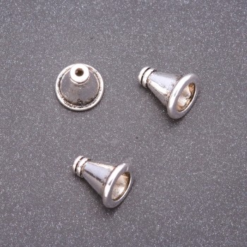 End Cap Fittings, 11x10 mm, inner diameter 5x5 mm, packaging 20 g ±16 pcs