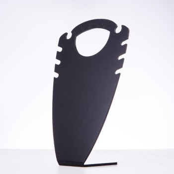 Підставка для біжутерії, для 2 пар сережок, чорний пластик висота 195мм, ширина 116мм, глибина 57мм