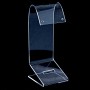Earring stand, clear plastic, height 133 mm, width 40 mm, depth 50 mm