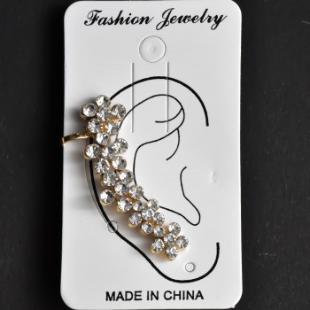 Каф на вушко, довжина 40мм жовтий метал