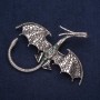Brooch 'Silver Dragon' 79×72 mm