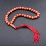 Prayer beads made of Aventurine stone, Golden Sand (synthetic) 33 beads, 10mm diameter+