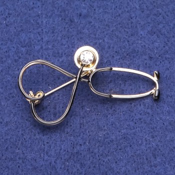 Brooch 'Stethoscope'