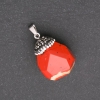Pendant \"Acorn\" made of red jasper 32x20(±)mm
