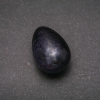 Souvenir Egg made of natural aventurine 'Blue Sand Night of Cairo', diameter 35×25±mm