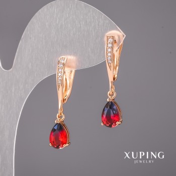 Xuping Chameleon Earrings 6x30mm 18K Gold Plating