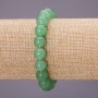 Stretch Bracelet with Jade Smooth Beads, 10 mm Diameter, 18 cm Length