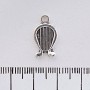 Lyre Pendant Findings, Silver-Colored Metal, 20 mm Size, 20 g ± 21 pcs