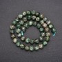 Natural green Lepidolite beads, smooth round beads, diameter 8(±)mm, length 38 cm+