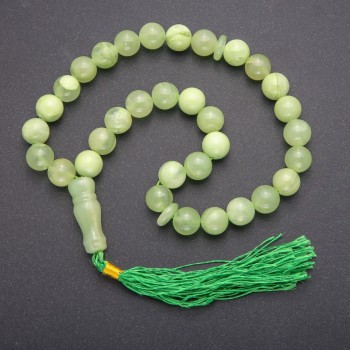 Onyx Prayer Beads, 33 Beads, 12 mm Diameter+