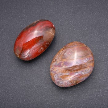 Decorative interior stone, Red Jasper, tumbled