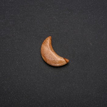 Landscape Jasper Moon-shaped Stone 16×30×8 mm (±)
