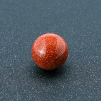 Souvenir ball made of natural Aventurine 'Golden Sand', diameter 20mm+