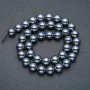 Terahertz beads on a thread, smooth ball, diameter 12mm + -, length 39cm