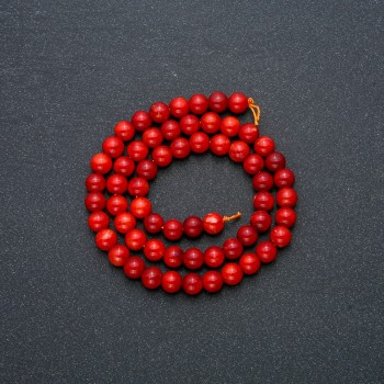 Red Jasper Beads (Synthetic), 6mm diameter, 38 cm length +