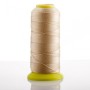 Beige nylon thread spool, 0.6 mm diameter, for crafts, 500 m