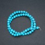 Turquoise Beads (Artificial) Smooth Round Beads, 6 mm Diameter, 40 cm Length