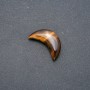 Crescent Moon made of Tiger's Eye Stone 12x30x8 mm (+-) without hole