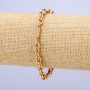 Bracelet Xuping 18K Gold Plating, thickness 5.5 mm, length 18 cm