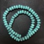 Turquoise Beads (imitation) Smooth Rondel, diameter 8x5 mm +/-, length 40 cm +
