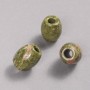 Pandora Bead with Unakite Jasper natural stone 16.5×15.5 mm, hole diameter 5.5 mm