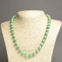 Green Imperial Jasper Necklace (Pressed) Smooth Beads, 10mm Diameter, 45cm Length