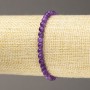 Lepidolite Bracelet (Synthetic) Smooth Beads, 4-5 mm Diameter ± (Stretch)