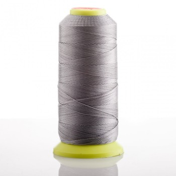 Nylon thread spool, light gray, 0.9 mm diameter for crafts, 500 m