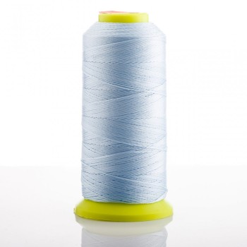 Nylon thread on spool, light blue, 0.6 mm diameter, for crafts, 500 m
