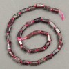 Natural Garnet Stone - Faceted Beads on a Thread, 11x6 mm Diameter, 41 cm Length +