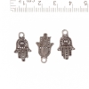 Hamsa Pendant with Ball in the Center 'Rivet' 20x12 cm Pack 20 g +/- 35 pcs