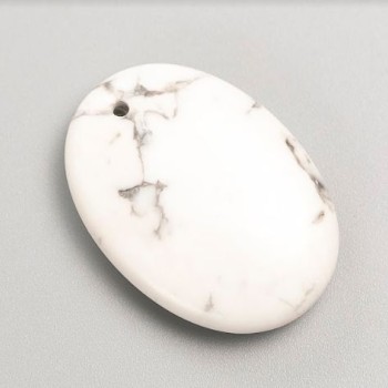 Кулон овал Кахолонг, діаметр 35х25мм