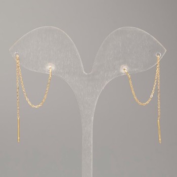 Xuping 18K Gold-Plated Ball Stud Earrings