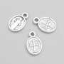 St. Benedict Pendant Findings, 13×8 mm, packaging 30 pcs ± 20 g