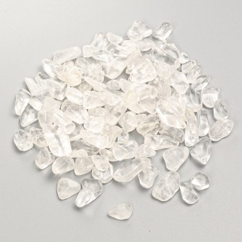 Findings Rock Crystal stone chip without hole, d 12x6-9x4 mm, ± 100 g