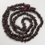 Garnet beads, natural stone chips, diameter 5–8 mm, 5×3 mm, length approx. 80 cm on thread