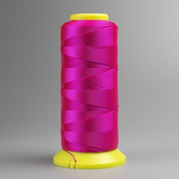 Raspberry Bobbin Thread, 0.9 mm Diameter, Nylon for Crafts, 300 m