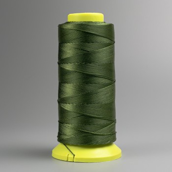 Dark Green Nylon Thread Bobbin, 0.9 mm diameter, 300 m