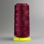 Burgundy nylon thread spool, 0.6 mm diameter, 300 m, for crafts