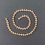 Peach Freshwater Pearls on Thread, Diameter 6–7 mm, Length 34 cm