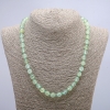 Prenite Necklace with Smooth Beads, 8 mm Diameter, 46 cm Length +