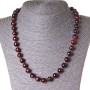 Bull's Eye Necklace (Buffalo Eye), 10 mm beads, 45 cm length
