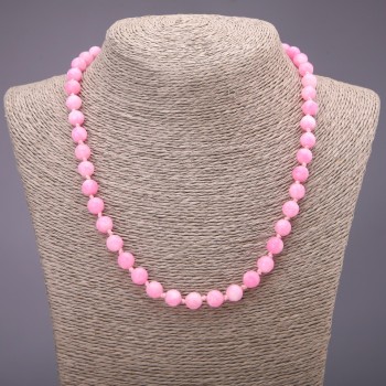 Tourmaline Necklace (Synthetic) Faceted Bead, 8 mm Diameter, 48 cm Length