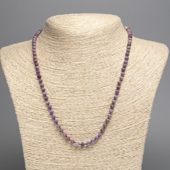 Намисто з натурального каміння Фосфосидеріт гранований рондель, діаметр 4х5мм, довжина 48см +