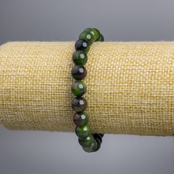 Zoisite Bracelet (Synthetic) Smooth Beads, 8 mm diameter, 18 cm stretch