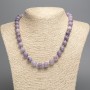Acrylic Lepidolite Imitation Necklace