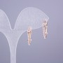 Xuping Earrings 18K Gold Plating with White Crystals 19x15mm+