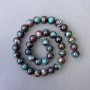 Chrysocolla Beads, Natural Stone, Smooth Balls, 10mm Diameter, 39cm Length +/-