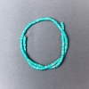 Turquoise Variscite Beads (Pressed) Rondelle, Diameter 4.5×2.5 mm, Length 39 cm on Thread